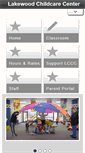 Mobile Screenshot of lakewoodchildcarecenter.org