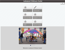 Tablet Screenshot of lakewoodchildcarecenter.org